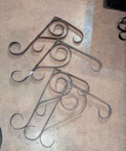 Wrought iron brackets (4)