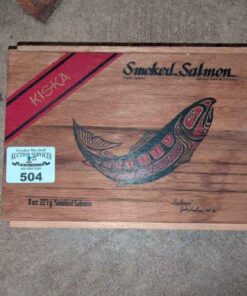 Haida Artwork Smoked salmon box