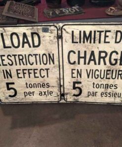 Load Restriction road signs