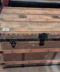 Antique Wood Trunk