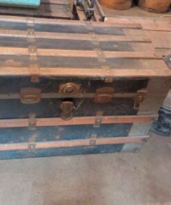 Antique Wooden Trunk With insert