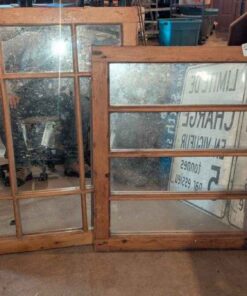 Vintage wood framed mirrors