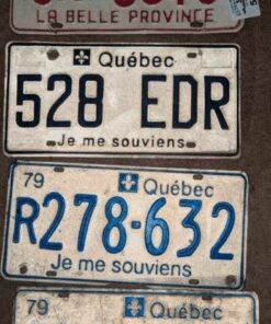 1973 & '79 Quebec License plates