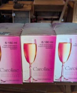 Caroline Fluted Champagne glasses