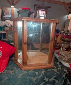 Mirror Backed Table top display case