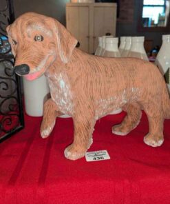 Dog statue
