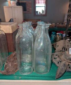 Milk bottles