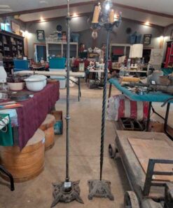 Decorative cast light stands