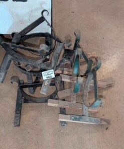 Decorative wall mount steel supports