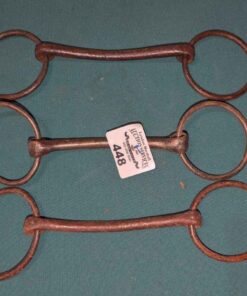 Trio of vintage Straight horse bits
