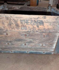 A.W. Wheeler dairy bottle crate