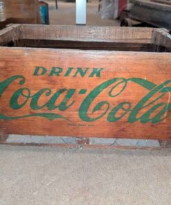 Coca cola wooden crate
