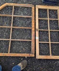 Wooden window frames