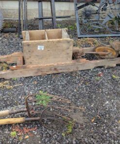 Vintage agricultural equipment (cleaner, sifter)