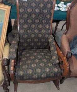 Antique upholstered Rocking Chair