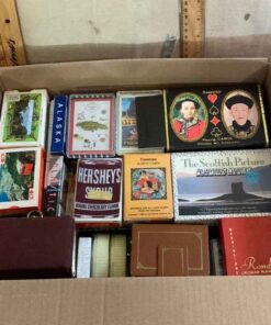 Box Full of Vintage Playing Cards