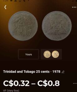 1978 Trinidad and Tobago 25 cents