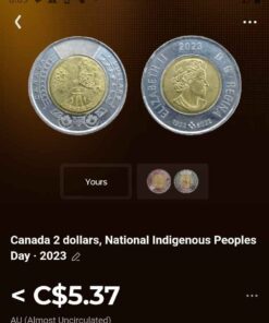 Indigenous people day toonie