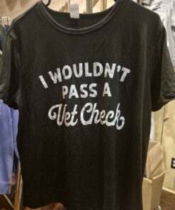 VET CHECK T-SHIRT (BLACK)