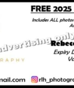 GIFT CERTIFICATE RLH PHOTOGRAPHY