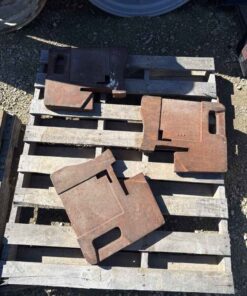 International style suitcase weights x3