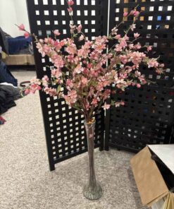 Pink flower centerpiece