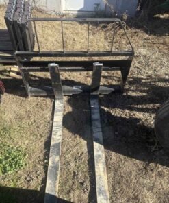 Unused kivel skid steer quick tach pallet forks