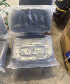 Unused black tractor suspension seat