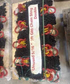 Unused 5/16 7ft G80 chain sling double