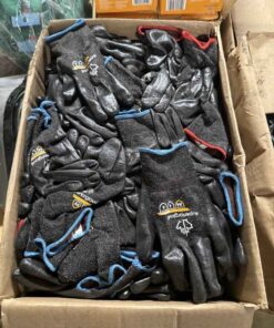 1 box of used gloves