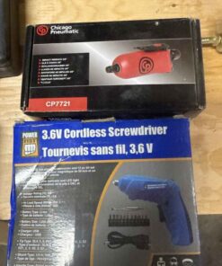 3/8 impact wrench and cordless screw driver
