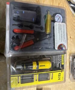 Vacume bleeding kit and multi bit screwdriver
