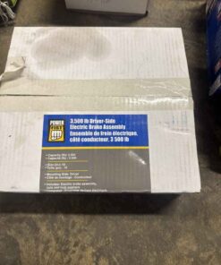1 unused 3500 pound driver side electric brake assembly