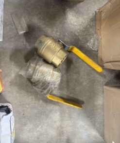 2 2.5in brass valves