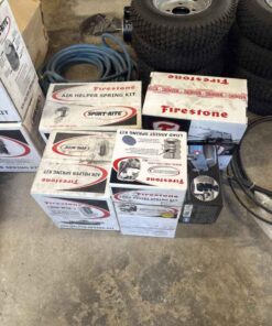 6 boxes of suspension/ air kits misc