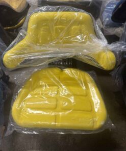 Unused yellow tractor suspension