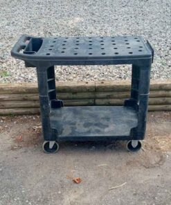 Black rolling table