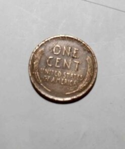 1957 American wheat penny