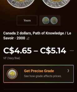 Canada 2 dollar path of knowledge