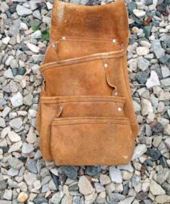 Brown nail pouch.... almost new