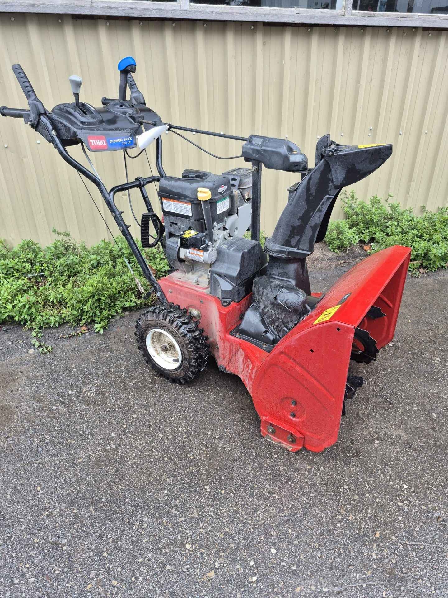 Toro snowblower ......excellent running condition snow excellerator has been patched