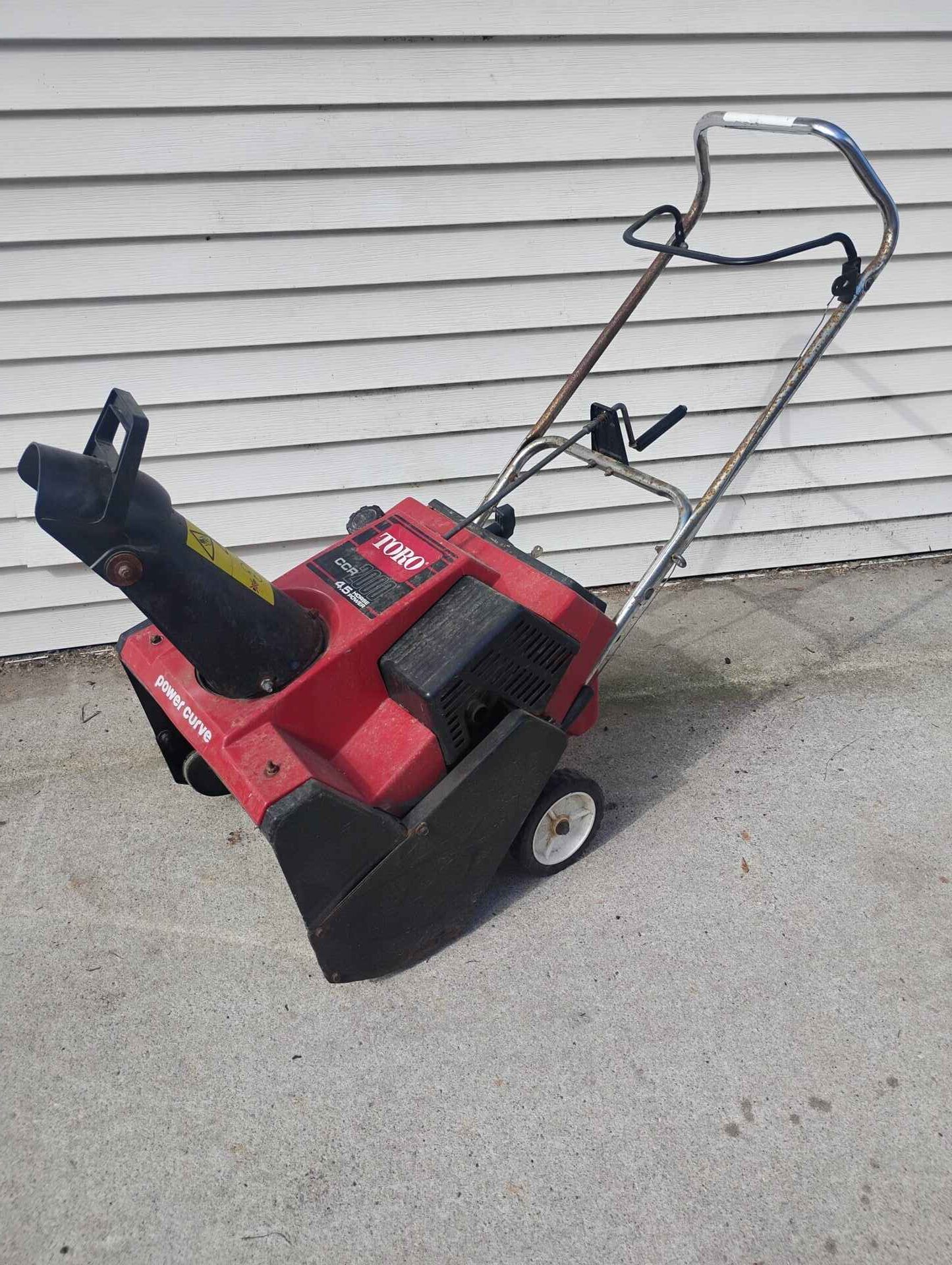 2 cycle snowblower..