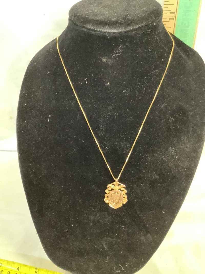 10k Gold Chain and .575 pendant
