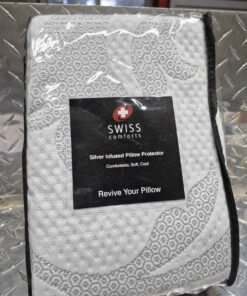 Swiss comforts silver infused pillow protector