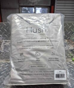 Hush bamboo cotton queen size cooling sheet set