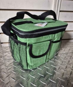 Green insulated lunch bag