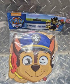 Paw patrol set of 8 masks