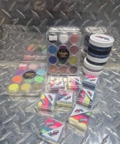 Assorted art paint etc