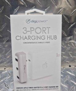 3 port charging hub.... Convert your apple power adapter to a 3 port charging hub