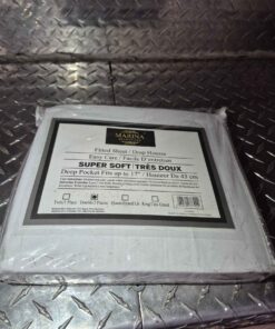 Mariana super soft double fitted sheet